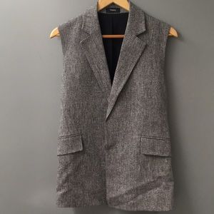 Theory grey vest blazer